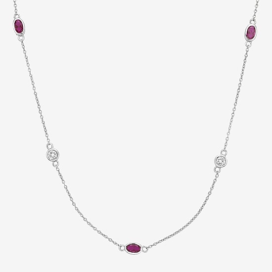 Womens Sterling Silver 16 Inch Cable Chain Necklace