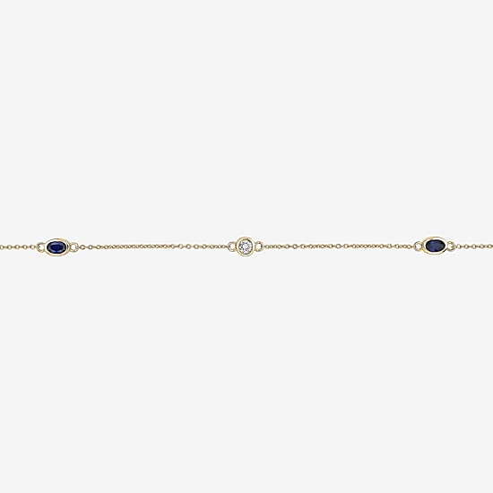 Womens 18K Gold Over Silver 16 Inch Cable Chain Necklace