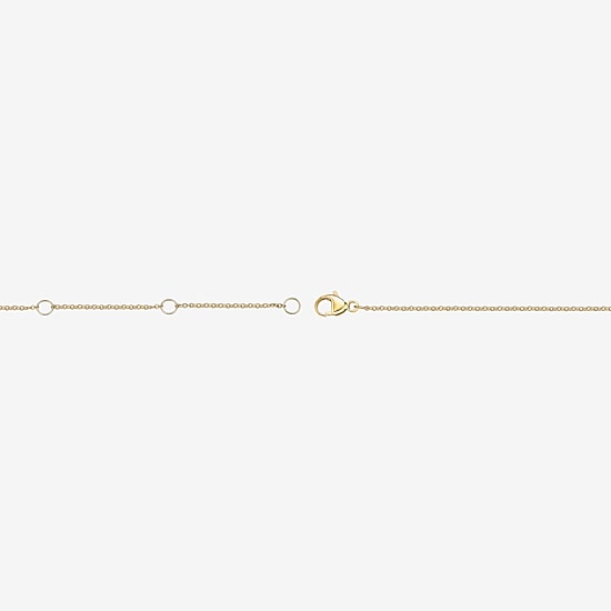 Womens 18K Gold Over Silver 16 Inch Cable Chain Necklace