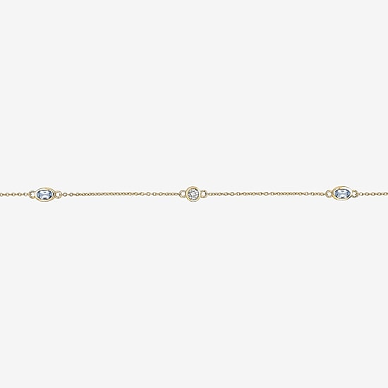 Womens 18K Gold Over Silver 16 Inch Cable Chain Necklace