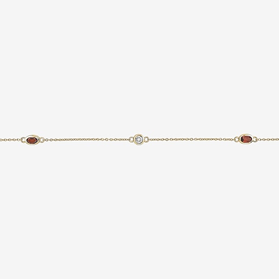 Womens 18K Gold Over Silver 16 Inch Cable Chain Necklace