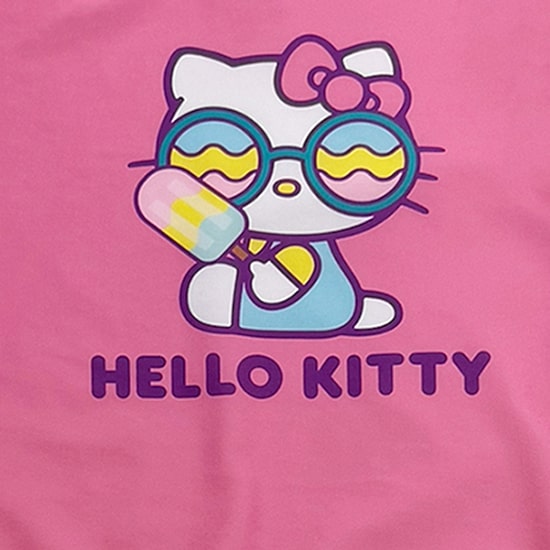 Little Girls UV Protection Hello Kitty 2-pc. Rash Guard Set