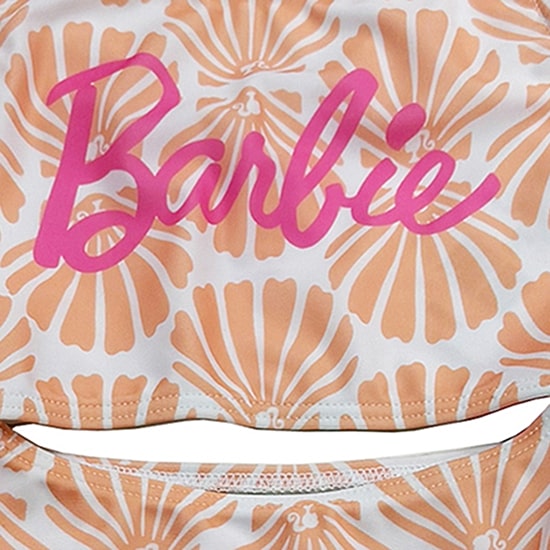 Little Girls Barbie Sleeveless One Piece Swimsuit