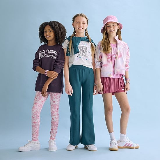 Xersion Little & Big Kid Girls Quick Dry 24" Active Skinny Full Length Leggings