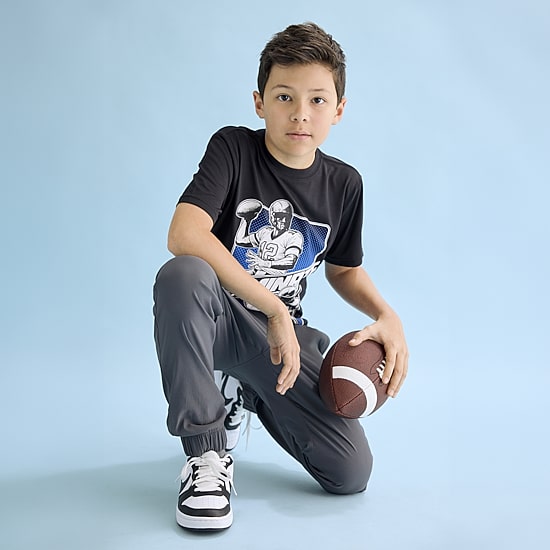 Xersion Little & Big Kid Boys Quick Dry Straight Regular Fit Pull-On Pant