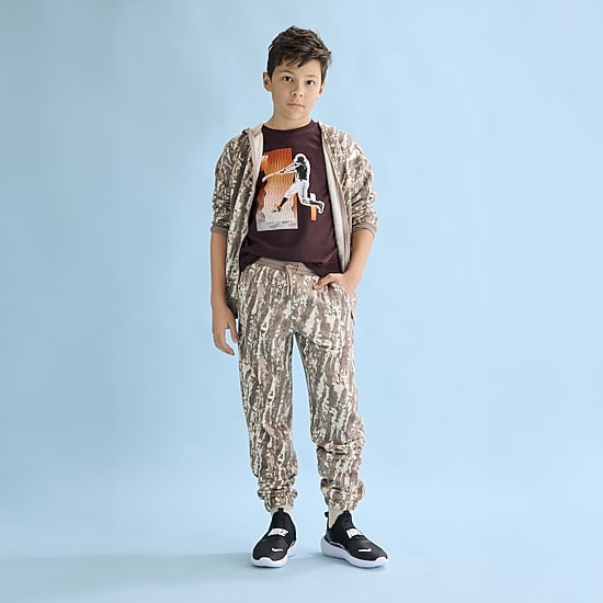 Xersion Little & Big Kid Boys Cinched Mid Rise Regular Fit Fleece Jogger Pant