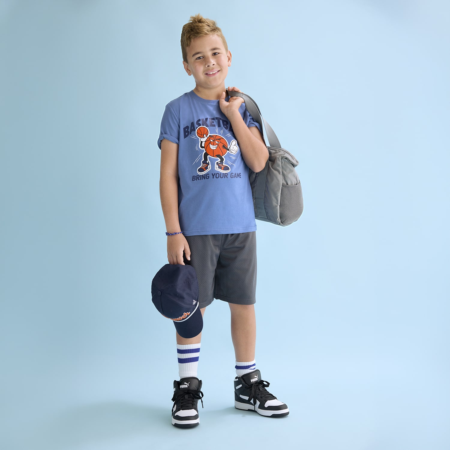 Xersion Little & Big Kid Boys Crew Neck Short Sleeve Regular Fit Graphic T-Shirt