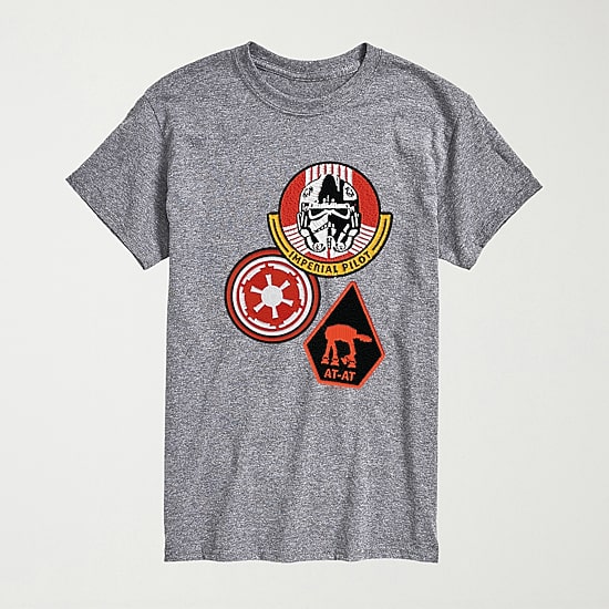 Novelty The Mandalorian And Grogu Imperial Pilot Mens Crew Neck Short Sleeve Regular Fit Baby Yoda Star Wars Graphic T-Shirt