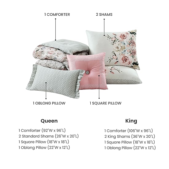 Bebejan Sage Serenity 5-pc. Reversible Comforter Set