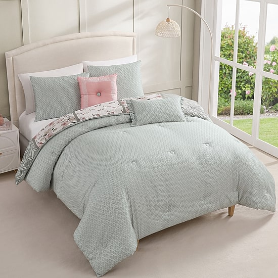 Bebejan Sage Serenity 5-pc. Reversible Comforter Set