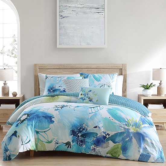 Bebejan Watercolor 5-pc. Midweight Reversible Comforter Set