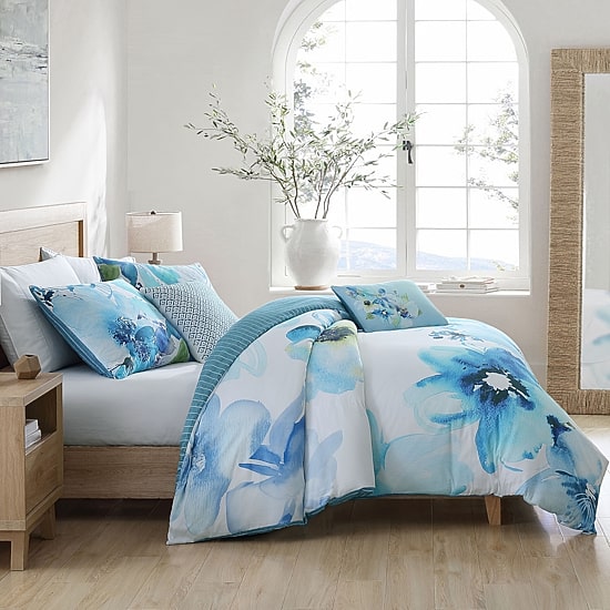 Bebejan Watercolor 5-pc. Midweight Reversible Comforter Set