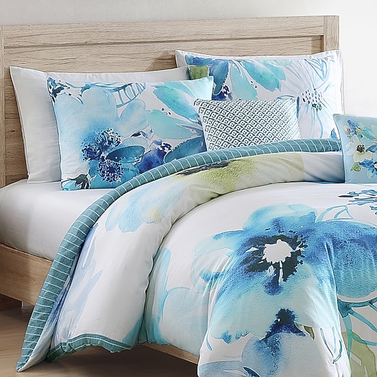Bebejan Watercolor 5-pc. Midweight Reversible Comforter Set