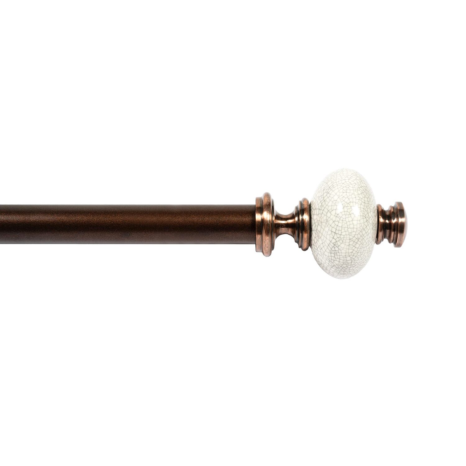 Deco Window Supreme Ceramic 1 Adjustable Curtain Rod