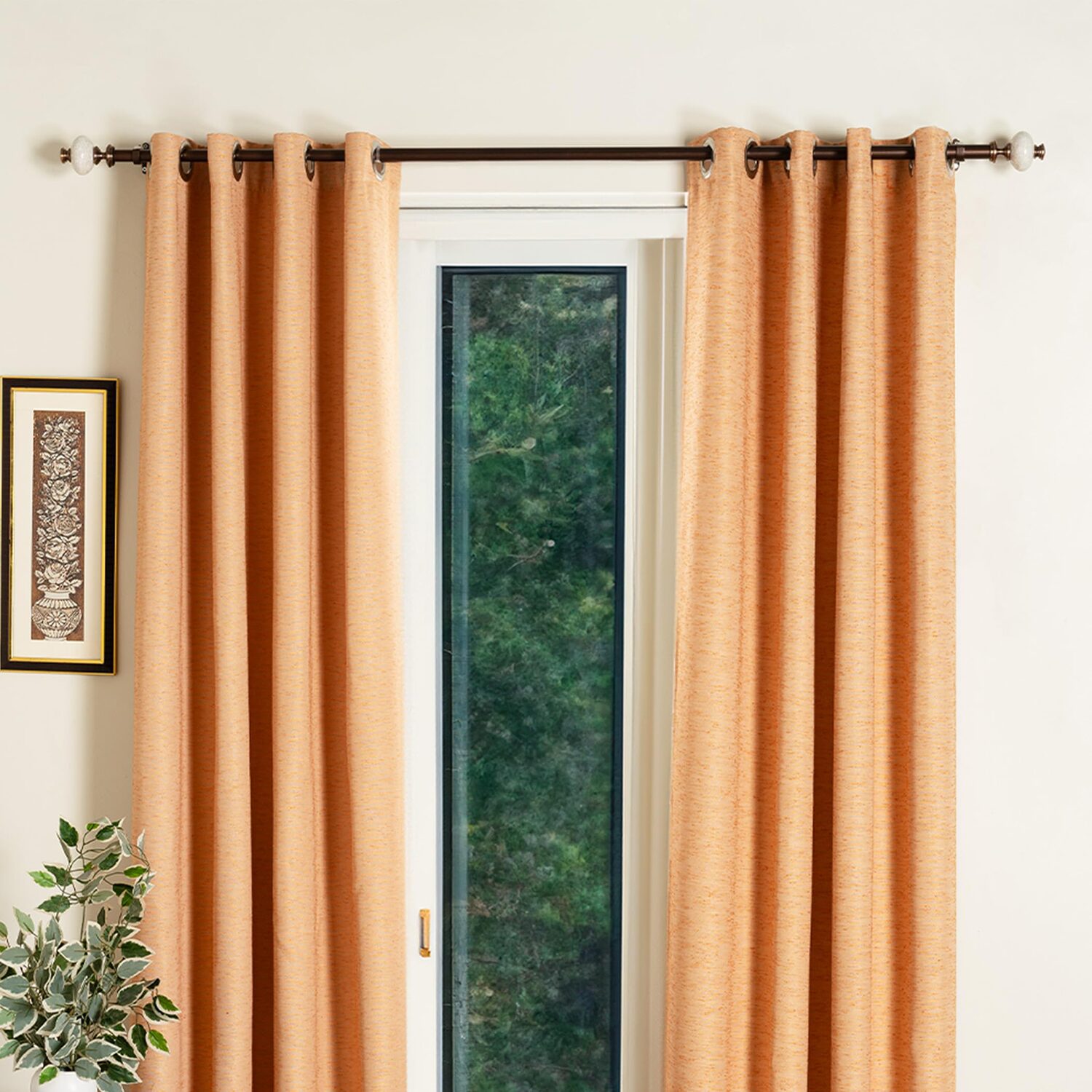 Deco Window Supreme Ceramic 1 Adjustable Curtain Rod