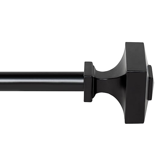 Deco Window Square 1 IN Adjustable Curtain Rod