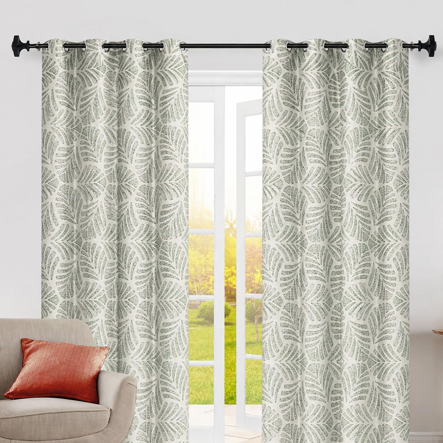 Deco Window Square 1 Adjustable Curtain Rod