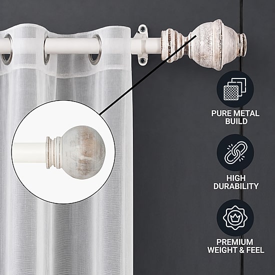 Deco Window Cambria 1 IN Adjustable Curtain Rod