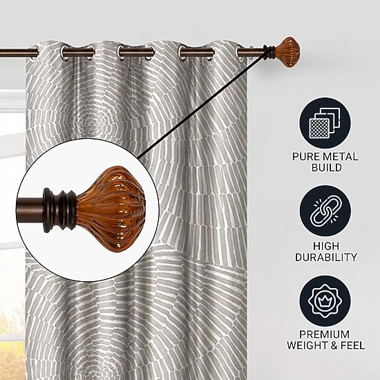 Deco Window 1 IN Adjustable Curtain Rod