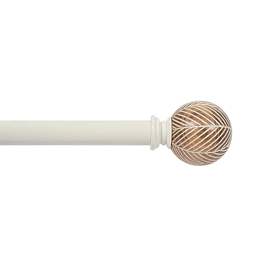 Deco Window Morroccan Ball 1 IN Adjustable Curtain Rod