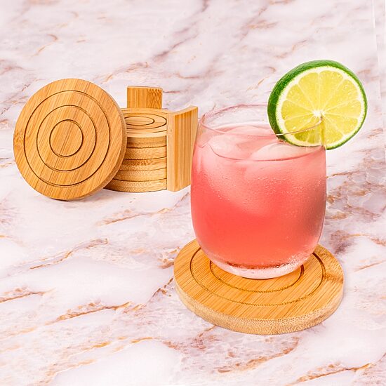 BergHOFF Bamboo Round 4-pc. Coasters