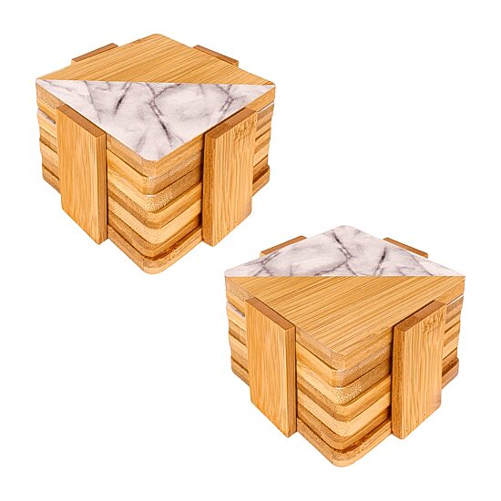BergHOFF Bamboo Square 14-pc. Coasters