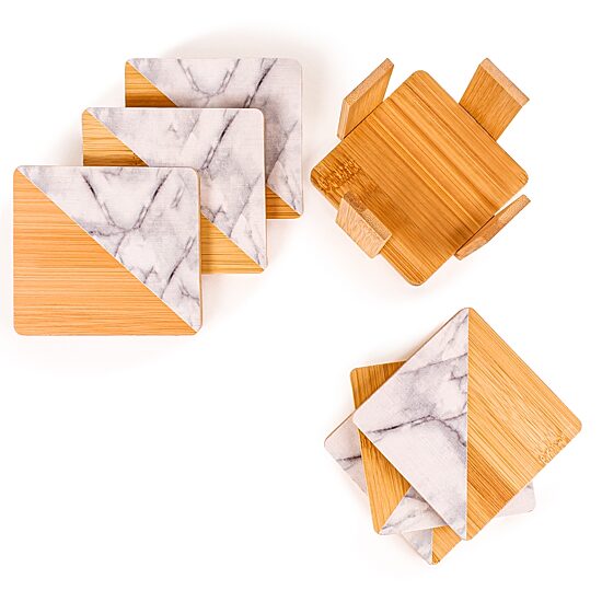 BergHOFF Bamboo Square 14-pc. Coasters