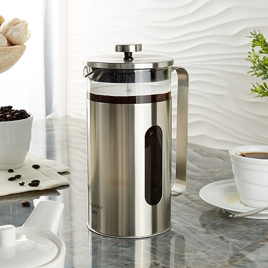 BergHOFF Leo Maestro Stainless Steel 34oz French Press Beverage Dispenser