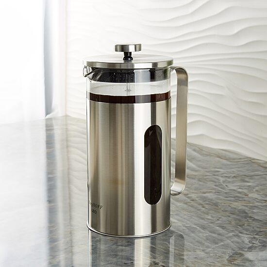 BergHOFF Leo Maestro Stainless Steel 34oz French Press Beverage Dispenser