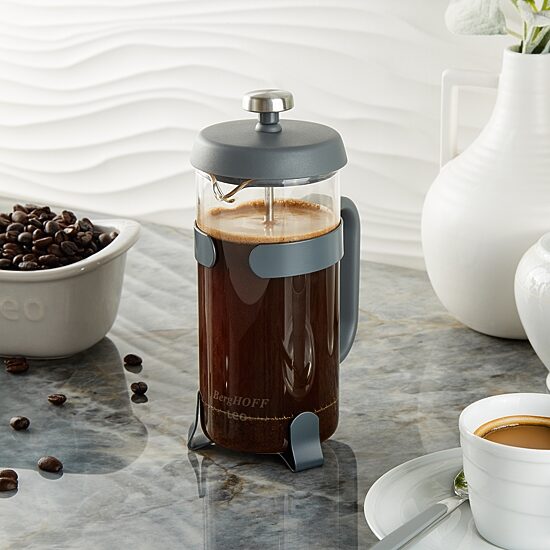 BergHOFF Leo Aroma Glass 12oz French Press Beverage Dispenser