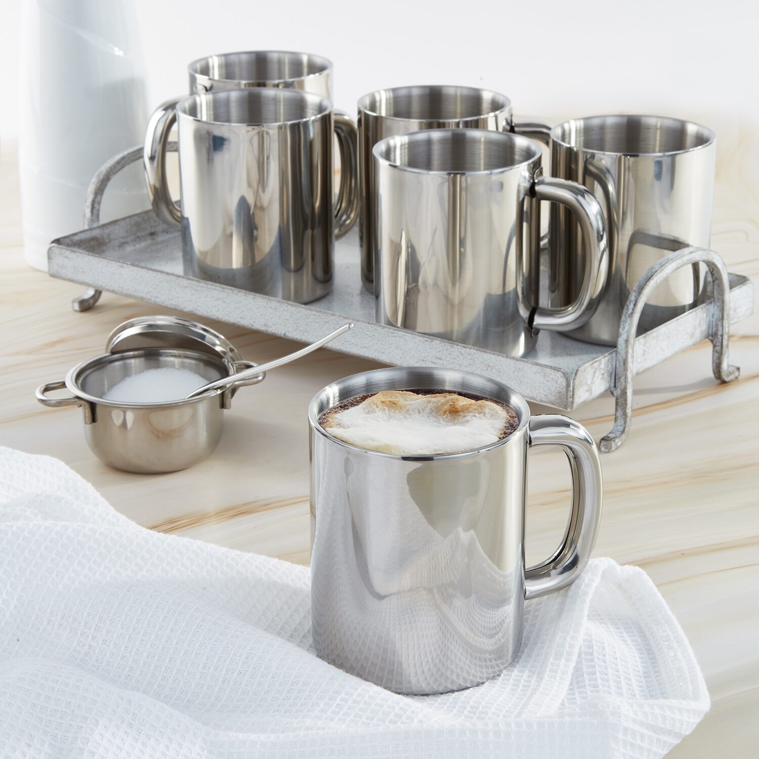 BergHOFF 18/10 Stainless Steel -pc. Coffee Mug Set
