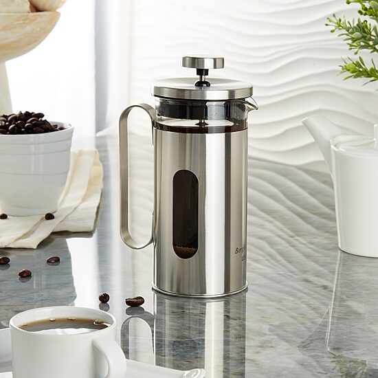 BergHOFF Leo Maestro Stainless Steel 12oz French Press Beverage Dispenser