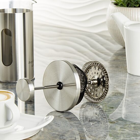 BergHOFF Leo Maestro Stainless Steel 12oz French Press Beverage Dispenser