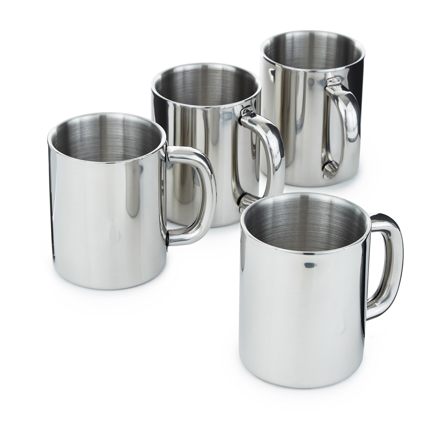 BergHOFF 18/10 Stainless Steel 4-pc. Coffee Mug Set