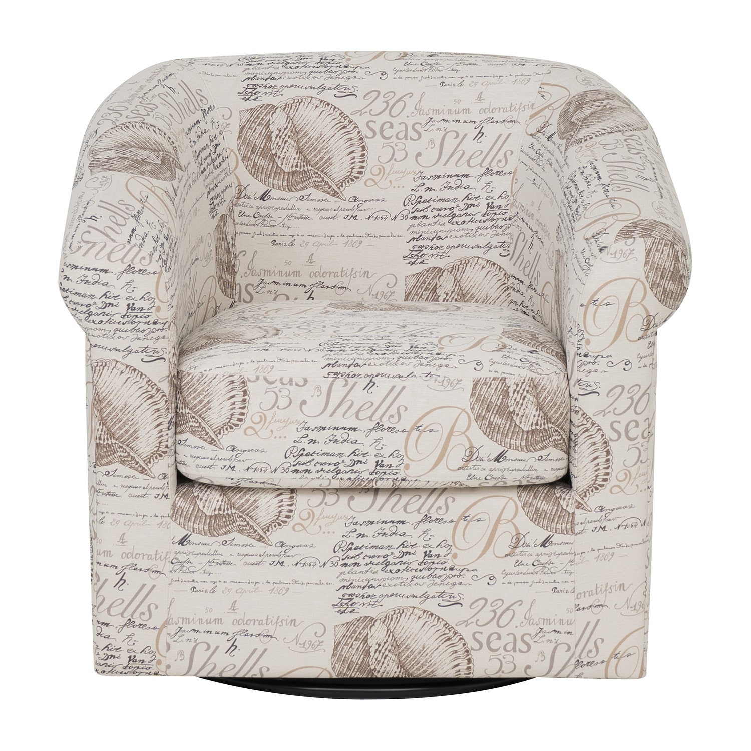 Linon Bonnie Swivel Club Accent Chair