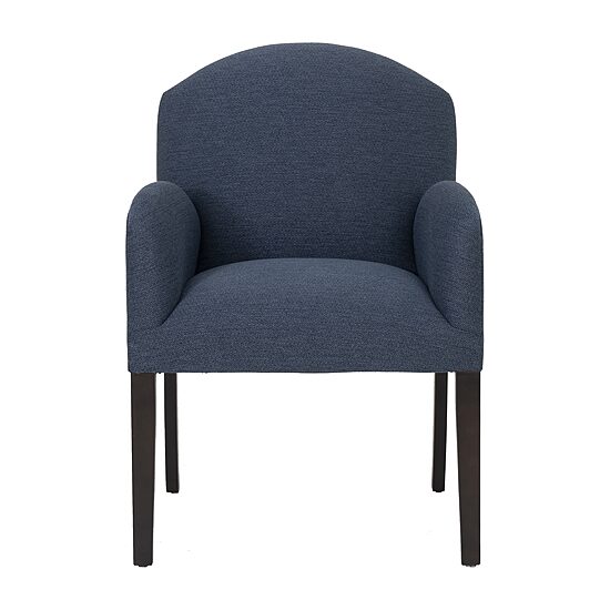 Linon Truett Blue Upholstered Lounge Chair