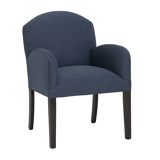 Linon Truett Blue Upholstered Lounge Chair