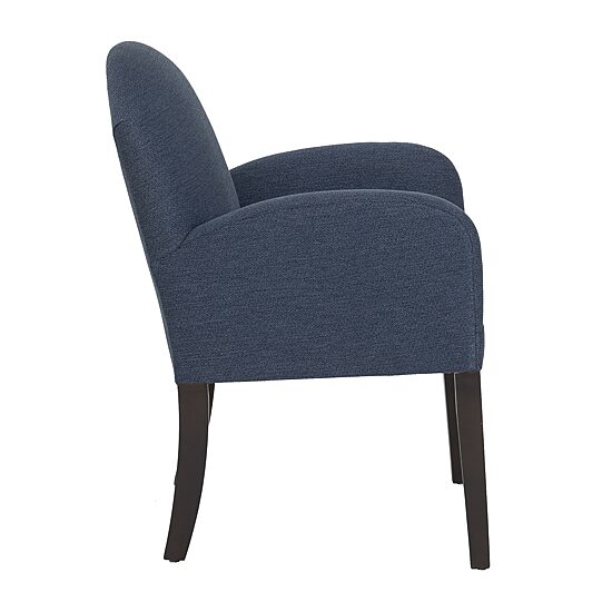 Linon Truett Blue Upholstered Lounge Chair