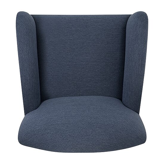 Linon Truett Blue Upholstered Lounge Chair