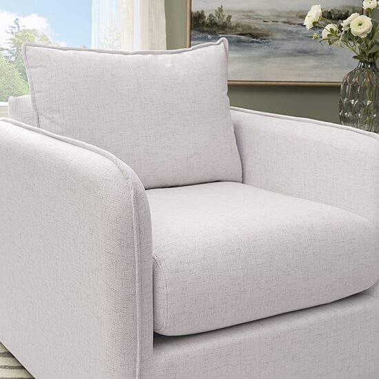 Linon Bianca Swivel Accent Chair