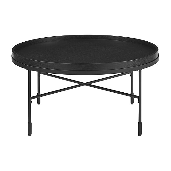 Linon Soloman Wood and Metal Coffee Table