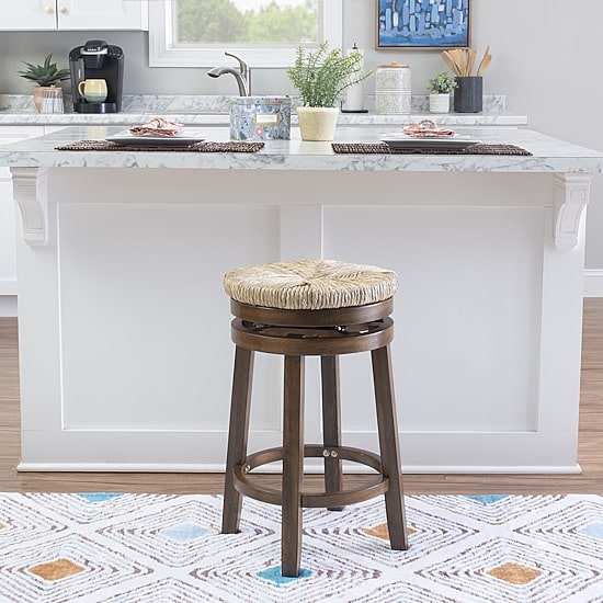 Linon Counter Height Swivel Bar Stool