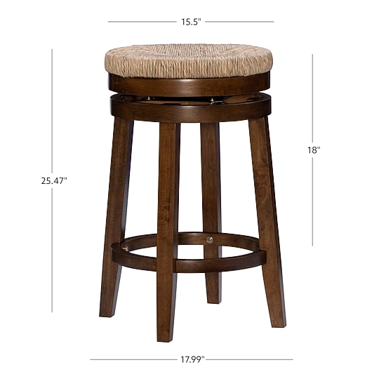 Linon Counter Height Swivel Bar Stool