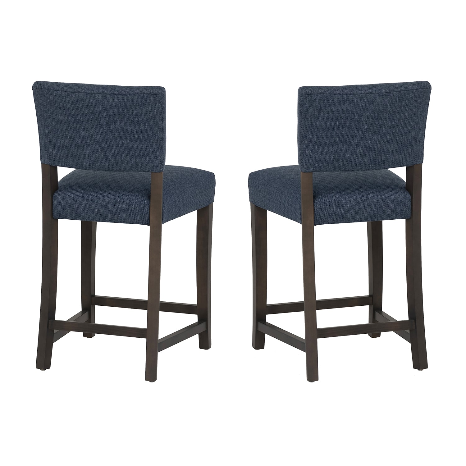 Linon Koda Upholstered Counter Stool Set of 2