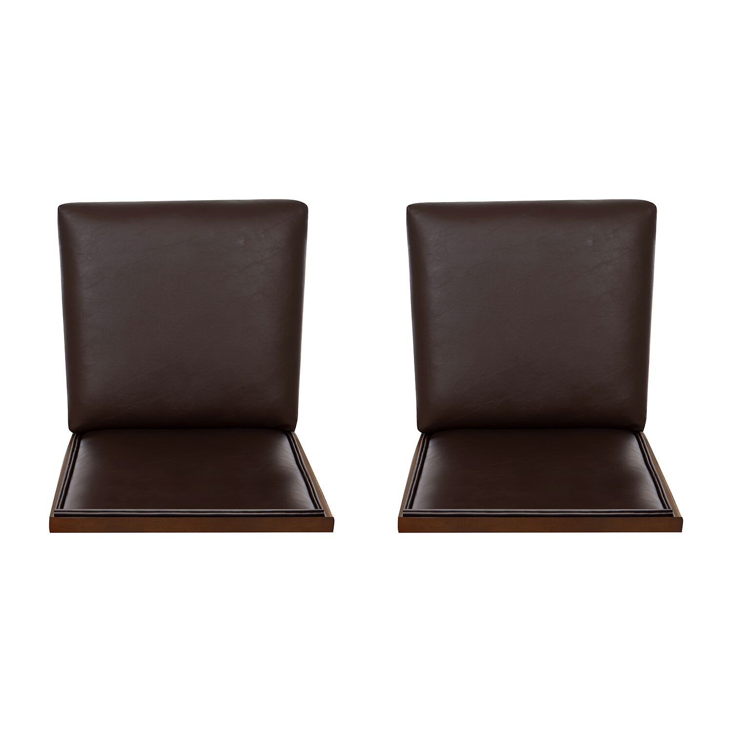 Linon Regina Faux leather Counter Stool Set of 2