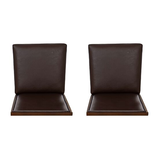 Linon Regina Faux leather Counter Stool Set of 2