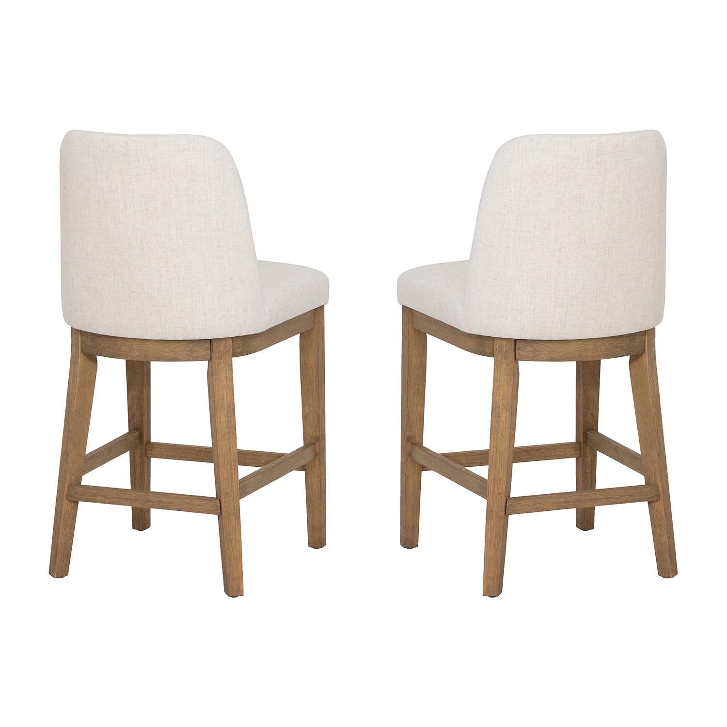 Linon Tucker Upholstered Counter Stool Set of 2
