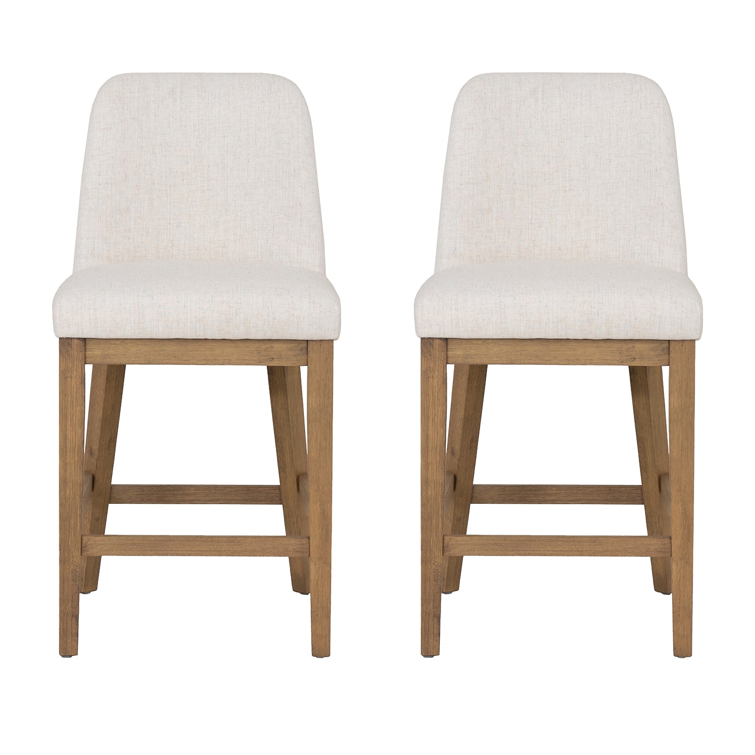 Linon Tucker Upholstered Counter Stool Set of 2