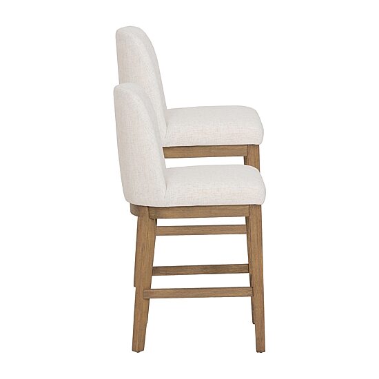 Linon Tucker Upholstered Counter Stool Set of 2