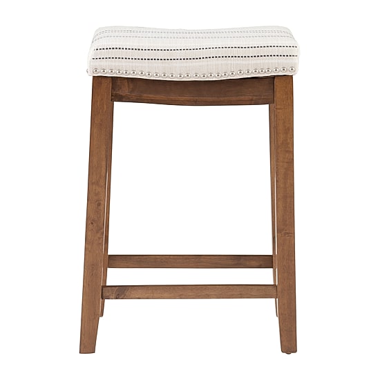 Linon Counter Height Nailhead Trim Bar Stool